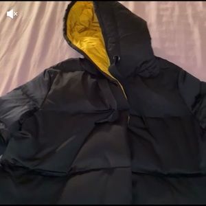 Zara long reversible winter coat